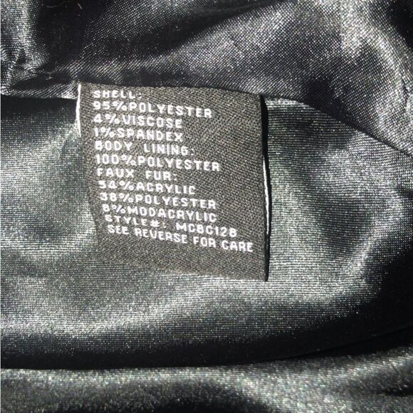 Blanc Noir Gray Pea Coat Double Breasted S - Picture 3 of 3